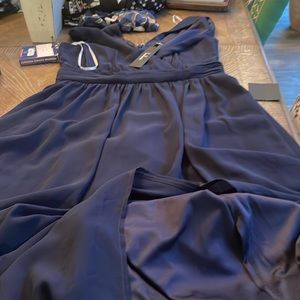 Navy blue formal gown